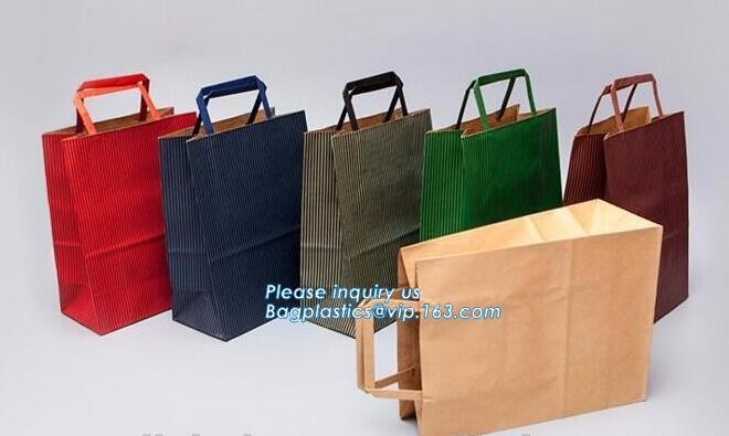 Luxury paper bags with handles Different Sizes,250gsm art paper shopping carrier bag custom printing with handle rope