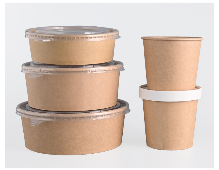 Kraft Salad peper meal box 500ml For Food Salad Noodles Catering Use
