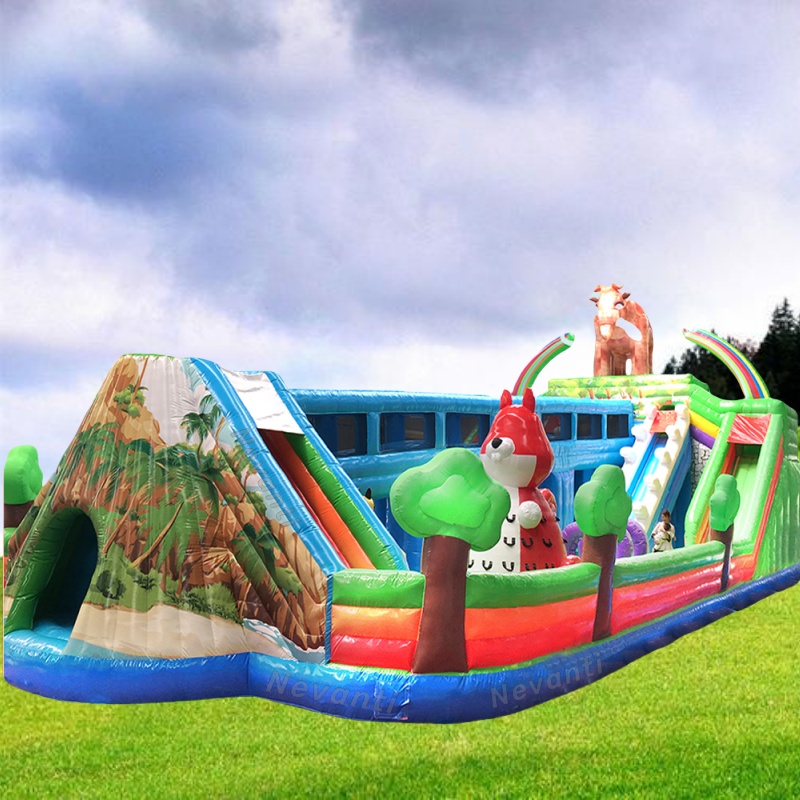 2024 Innovations Giant Inflatable Castle Bounce House for Unisex Kids' Entertainment
