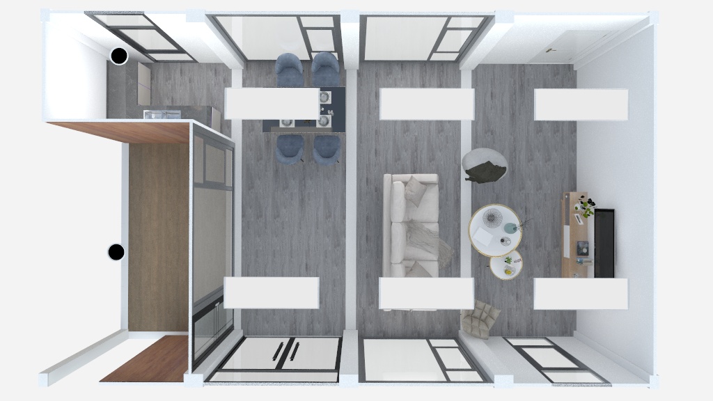 Modern Design Customized Color Detachable Prefab Container House with 2 3 Bedroom