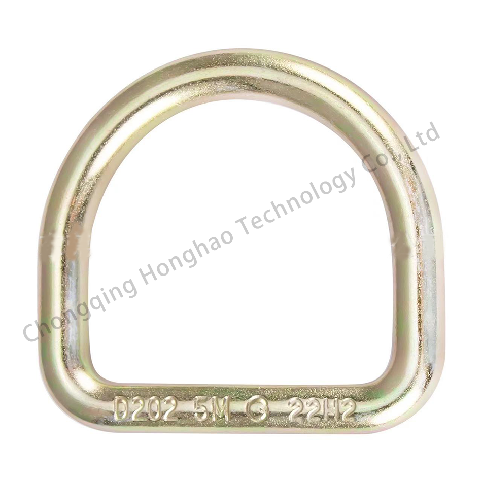 Galvanized Finish High Altitude Safety Harness D Ring Fall Protection Gear for Construction Work