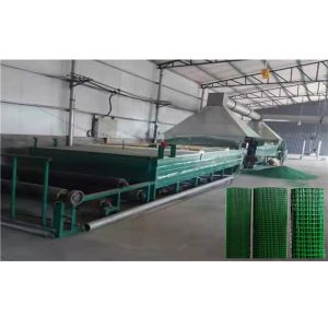 50*100 Welded Holland Wire Mesh PVC Coating Line 2500m/H Coating Speed