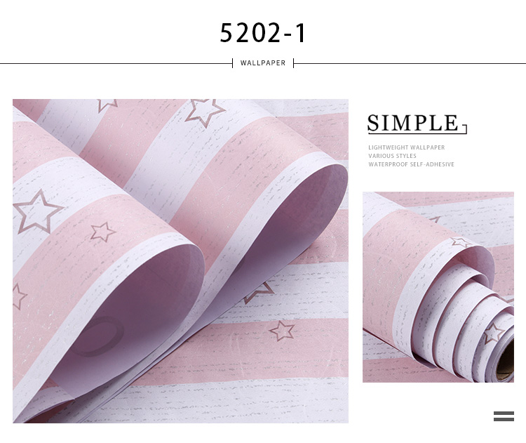 Apartment Decoration 0.45m*10m Waterproof 3D Brick PVC Wallpaper Back with Glue Rolls