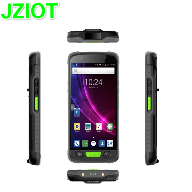 JZIOT V9000P 5.5 Inch Android 9.0 PDAs with UHF RFID and Wireless Barcode Reader
