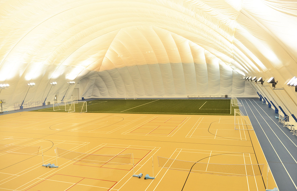 4.5mm Thickness Green PVC Sports Flooring For Tennis Courts
