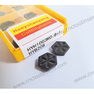 CNC Reaming Insert with PVD Coating HYH1003R0.8-1 HYB208, Suitable For Difficult