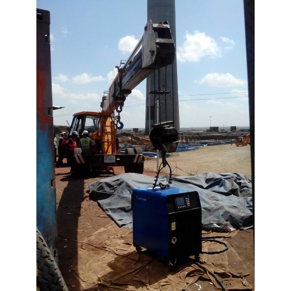 Mobile Induction Heating Welding Machine for Brazing Flat Copper Wires of