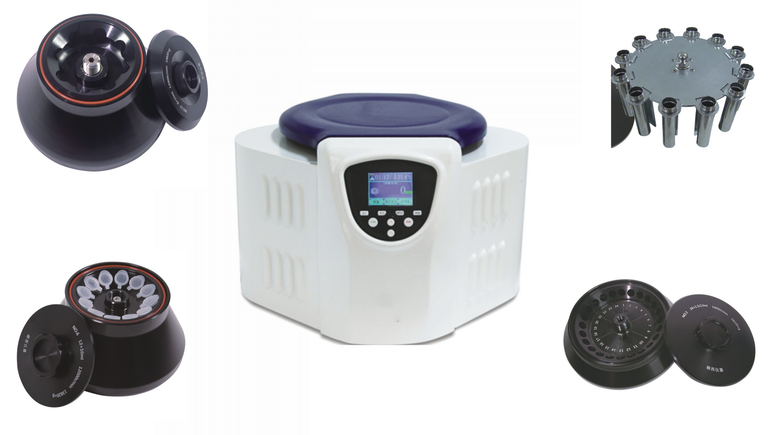 Brushless Motor 4×100ML Blood Serum Centrifuge HT20MM