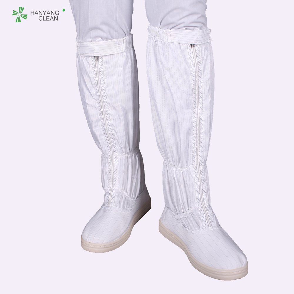 static ESD Cleanroom Sterilization of Heat-resistant anti slip work safety shoes pvc boots
