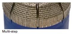 High Efficiency Core Diamond Drill Customized Size Higher Penetration Rates