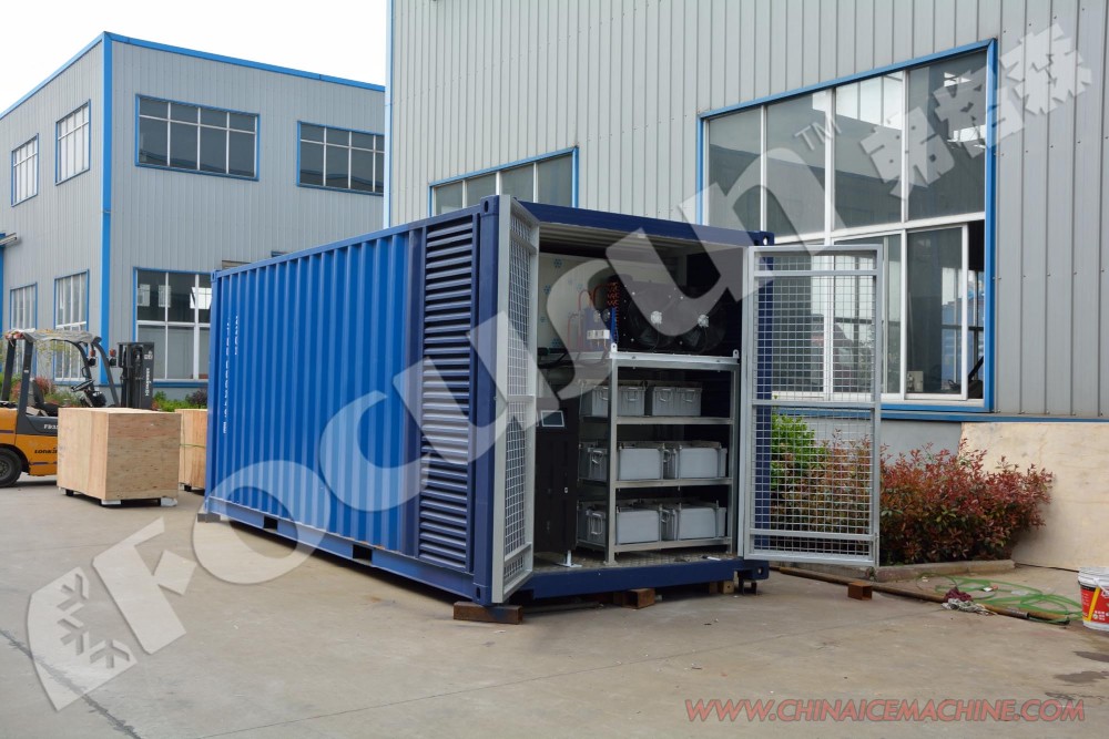 20ft Solar Container for Meat Vegetable Fish and Fruit Storage Building Material Shops