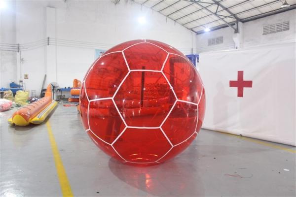 Waterproof Inflatable Water Games Blow Up Soccer Human Land Jumping Floating