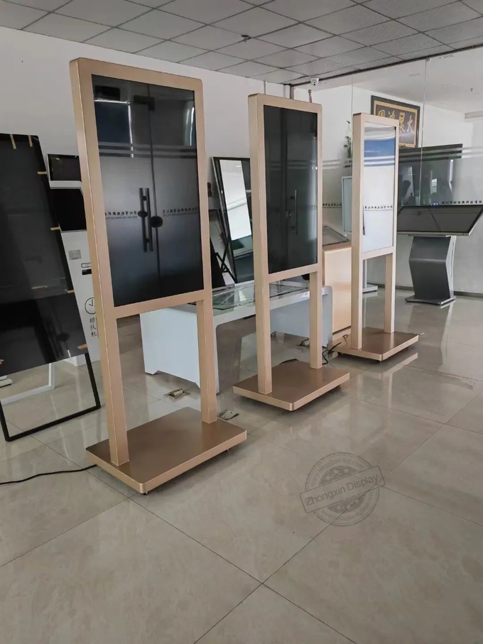 50inch Floor Standing LCD Display Kiosk Menu Screen Board Indoor Digital Signage 4k UHD Vertical