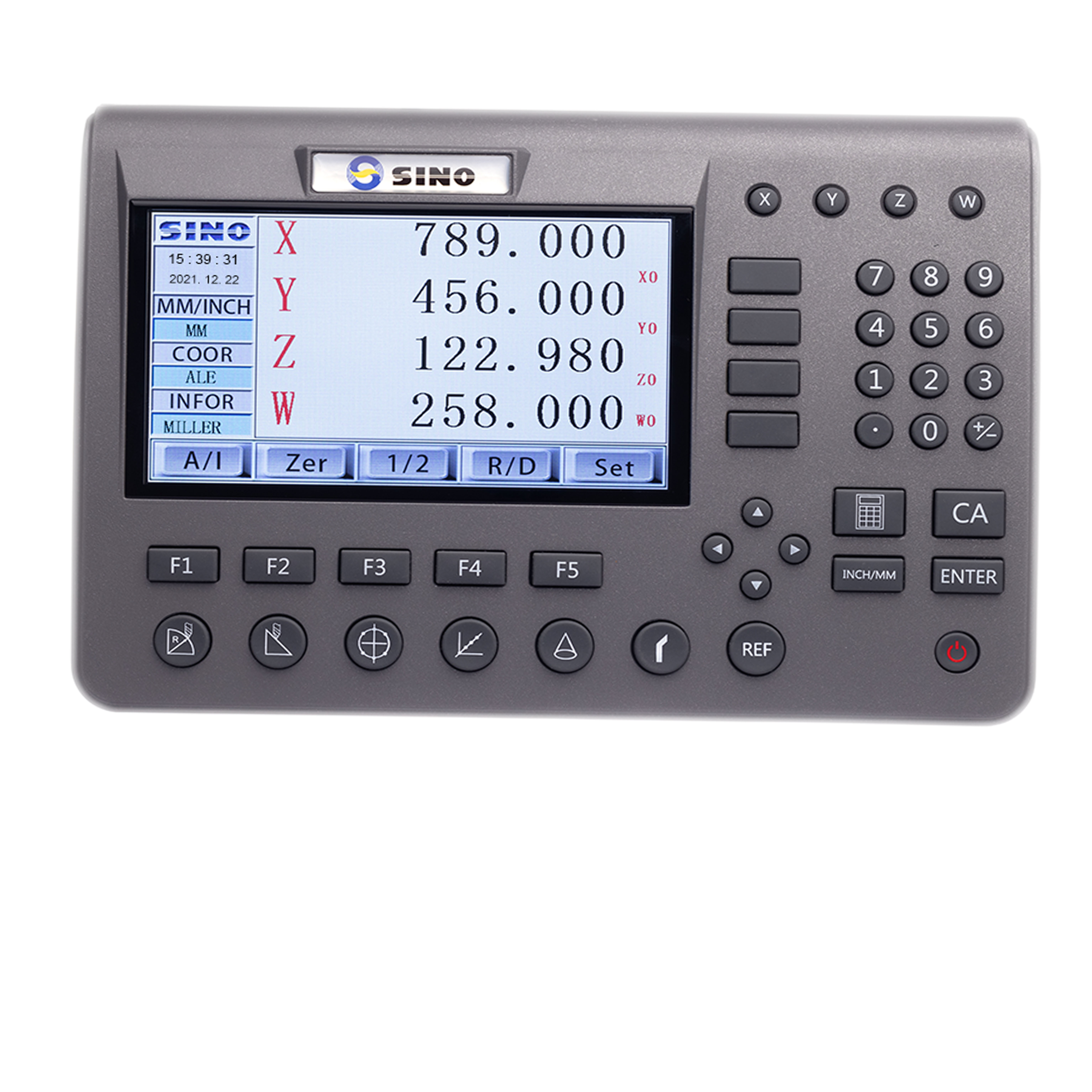 SDS200 DRO SINO 4-Axis Digital Readout System With Metal LCD And Linear Encoder Kit For Milling Machines