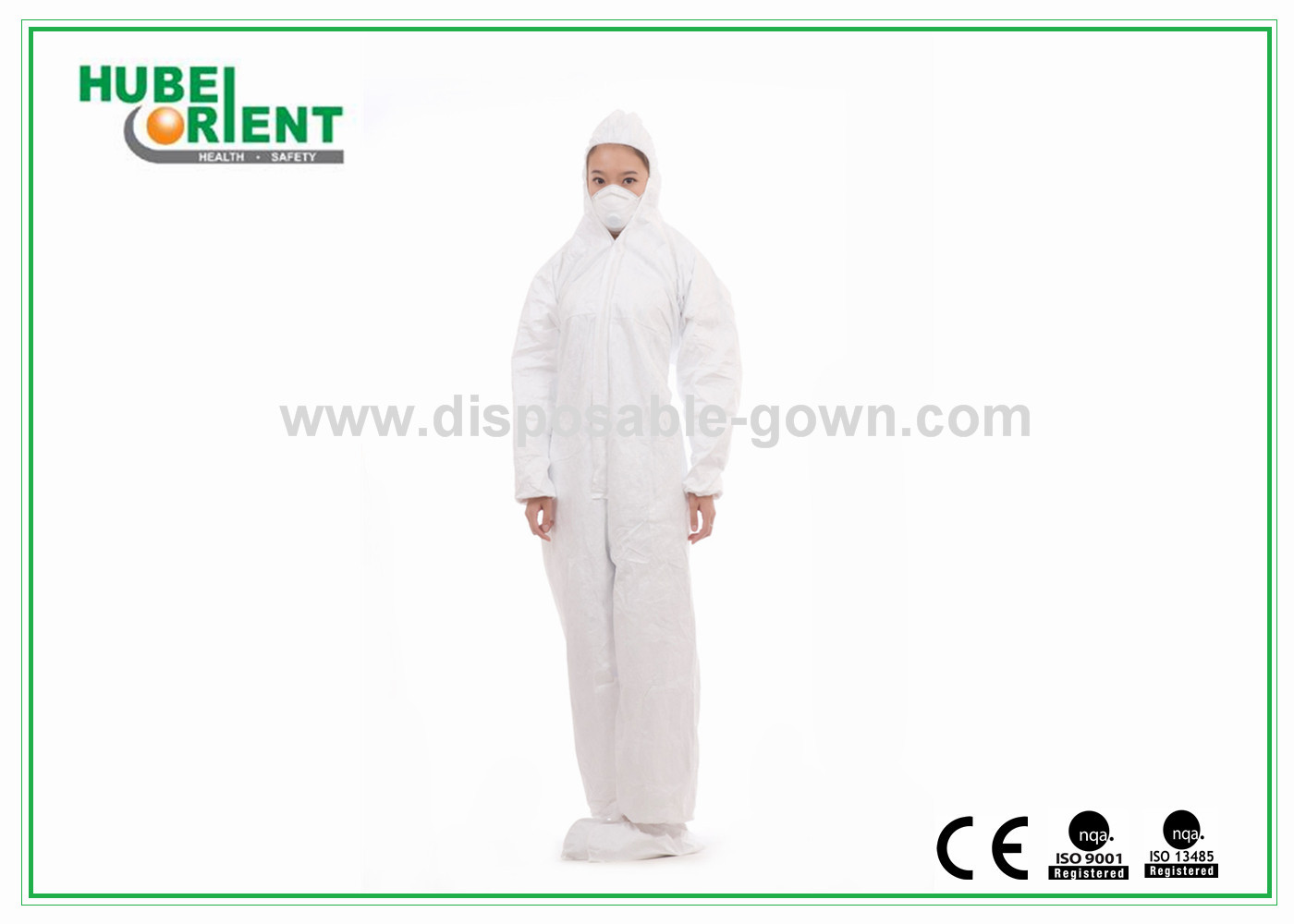 PP Disposable Microporous Coverall For Food Industry