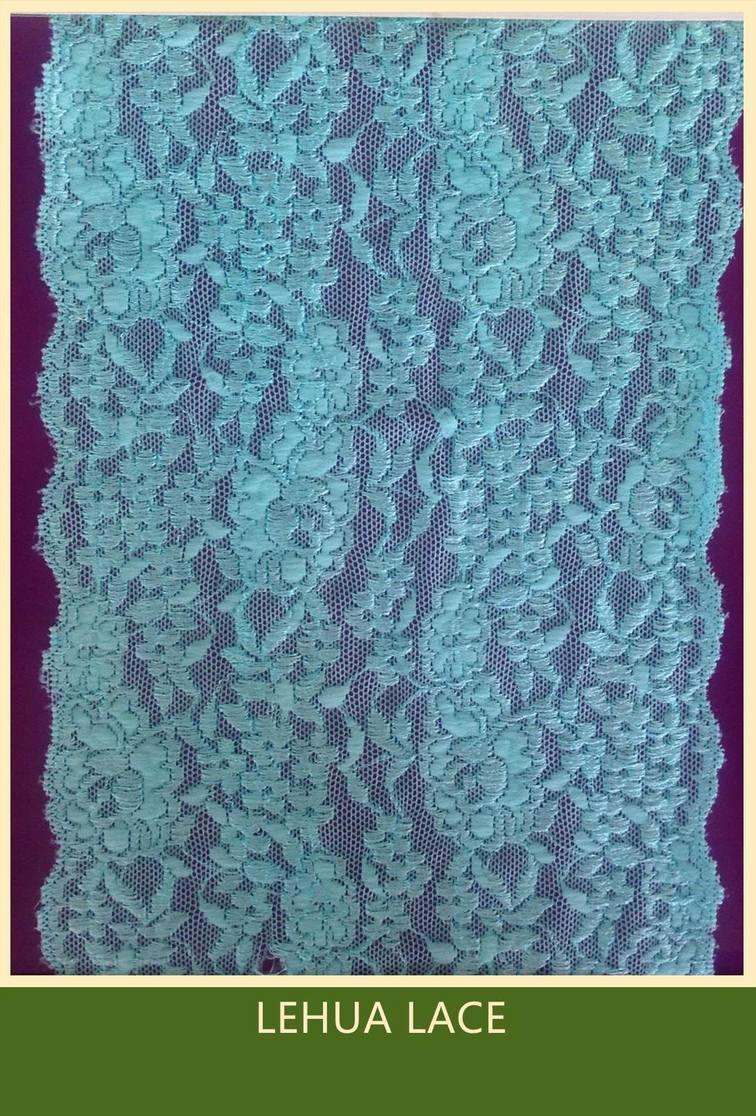 Hot Selling and nice quality Nylon Spandex Stretchy Brazil Lace from China