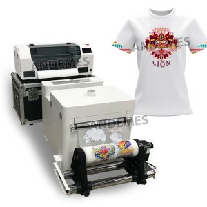 30cm A1 DTF Printer With White Ink Circulation System Single XP600 Head CMYKW