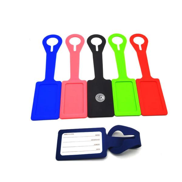 Office/School/Personal Silicone Luggage Tag , Cute and Practical Suitcase Label