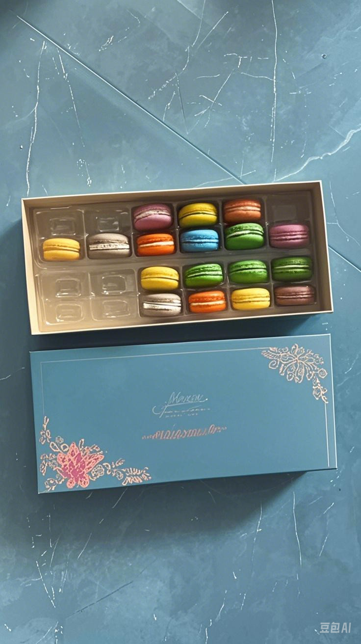 Lightweight Macaron Packaging Trays Paper Macaron Gift Boxes Easy Handling