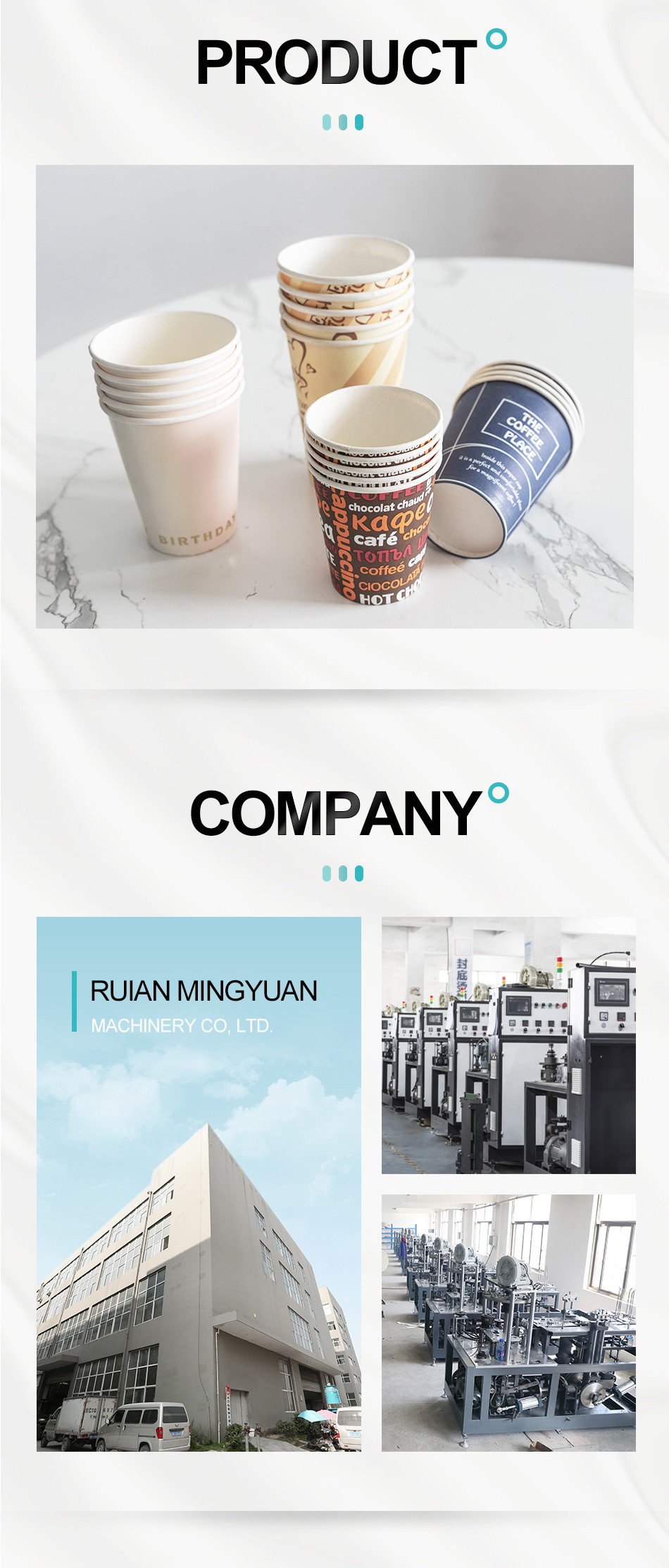 Disposable High Speed Single Sheet Ripple Paper Cup Machine Recycled Paper 3~12OZ