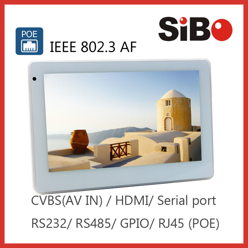 Customizable 7 Inch Wall Mount Android Tablet POE For Home Automation