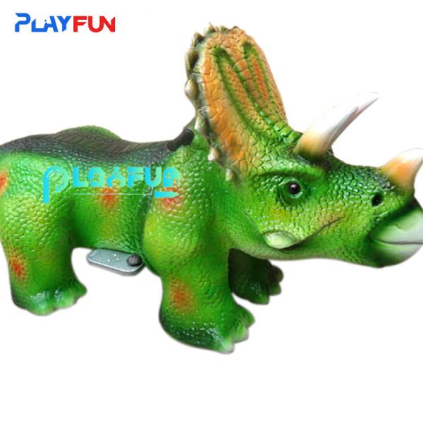 Coin Operated Triceratops Motorized Dinosaur Battery Walking Cars animal ride