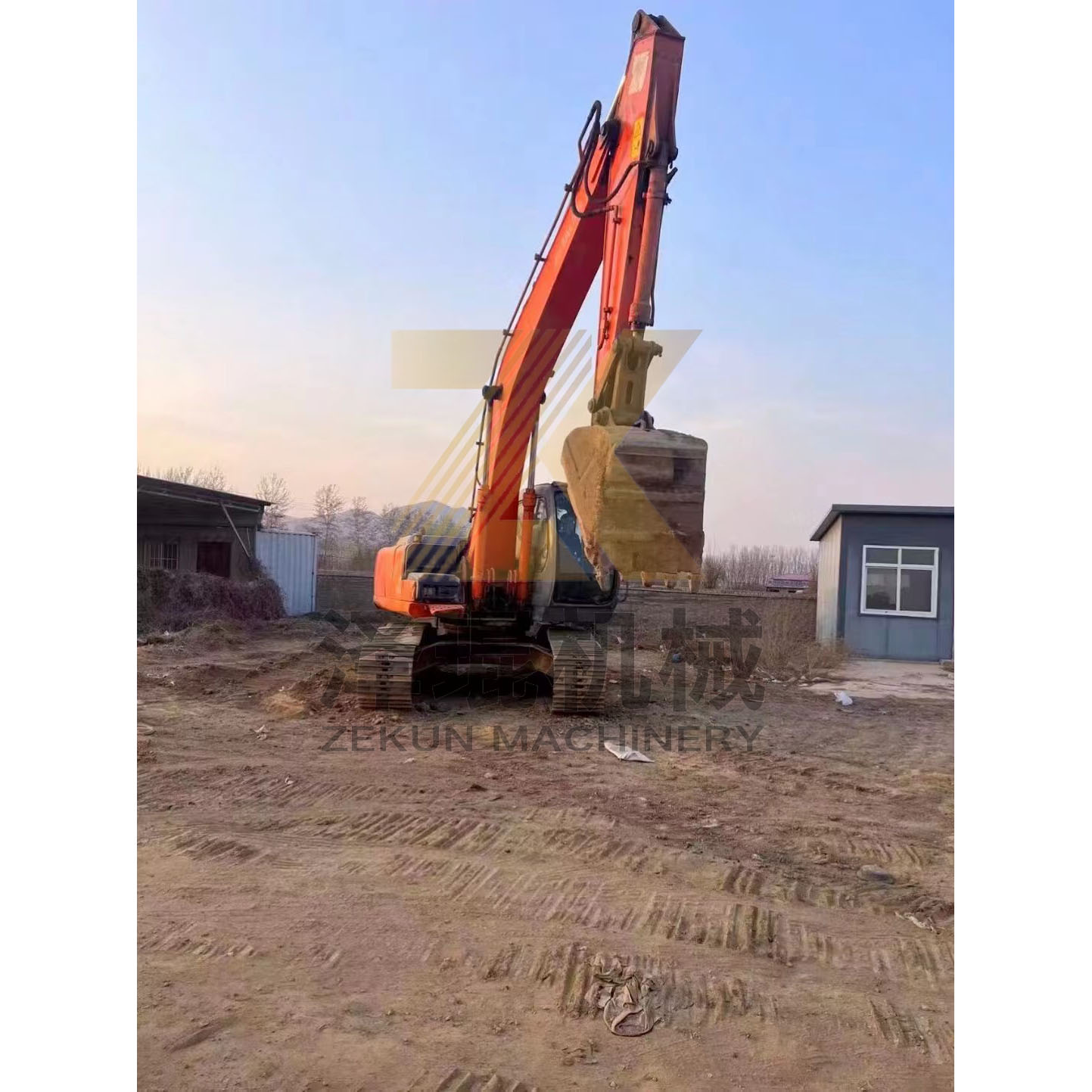 Used Hitachi ZX200 Excavator 95% 20000 KG Machine Weight 1.38 m3 Bucket Capacity