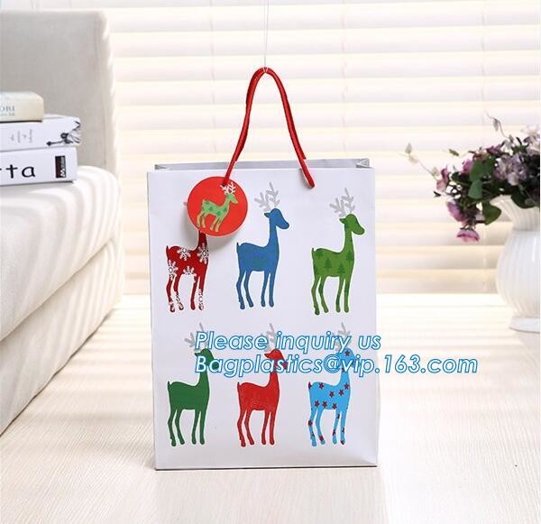 Luxury Paper Gift Carrier Shopping Bag Party Bag with Handles,printed paper carrier bag for apparel shopping bag, bageas