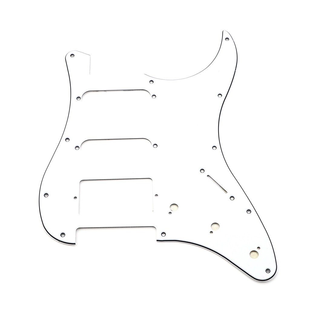 11 Holes Electric Guitar Pickguard White Scratch Plate For FD ST Style Guitar Accessories