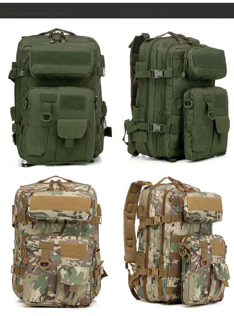 Waterproof Internal Frame Mountaineering and Camping Backpack with Molle