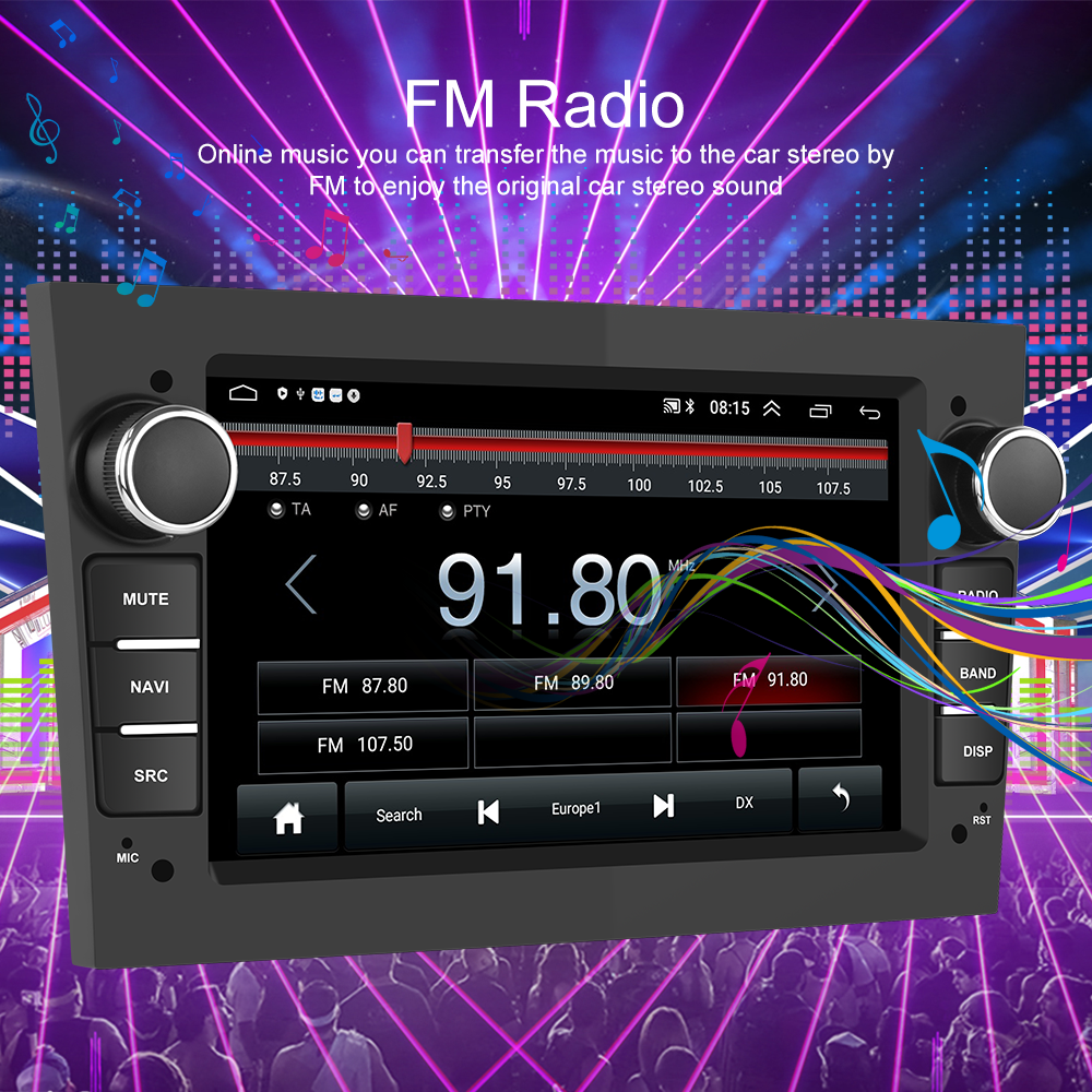 7" Screen Size Android 12 Car Multimedia Player with Carplay GPS WIFI Universal Display