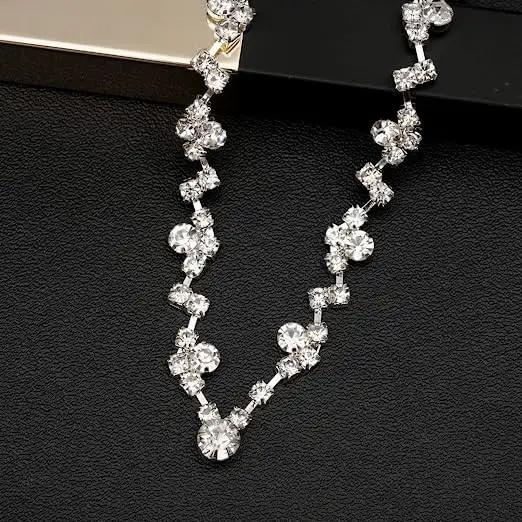 Elegant Dangle Earrings And Link Bracelet Set 925 Sterling Silver Jewelry With