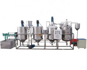  Mini Vegetable Oil Refinery Equipment High Efficiency Palm Oil Refining Machinery Manufactures