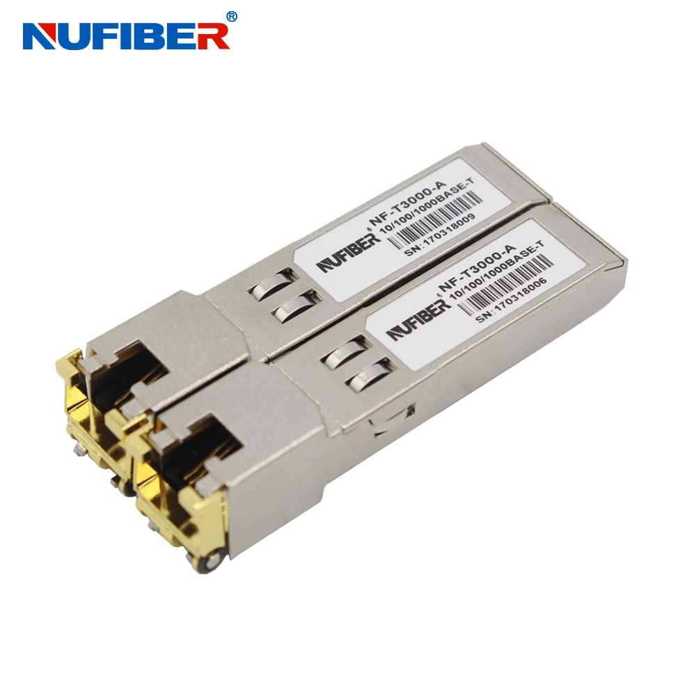Copper Transceiver 10G SFP RJ45 10 100 1000 10000Base-T UTP Compatible with Cisco HP Huawei Finisar.
