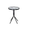 Buy cheap 5mm Tempered Glass Outdoor Garden Table With Color Customized from wholesalers