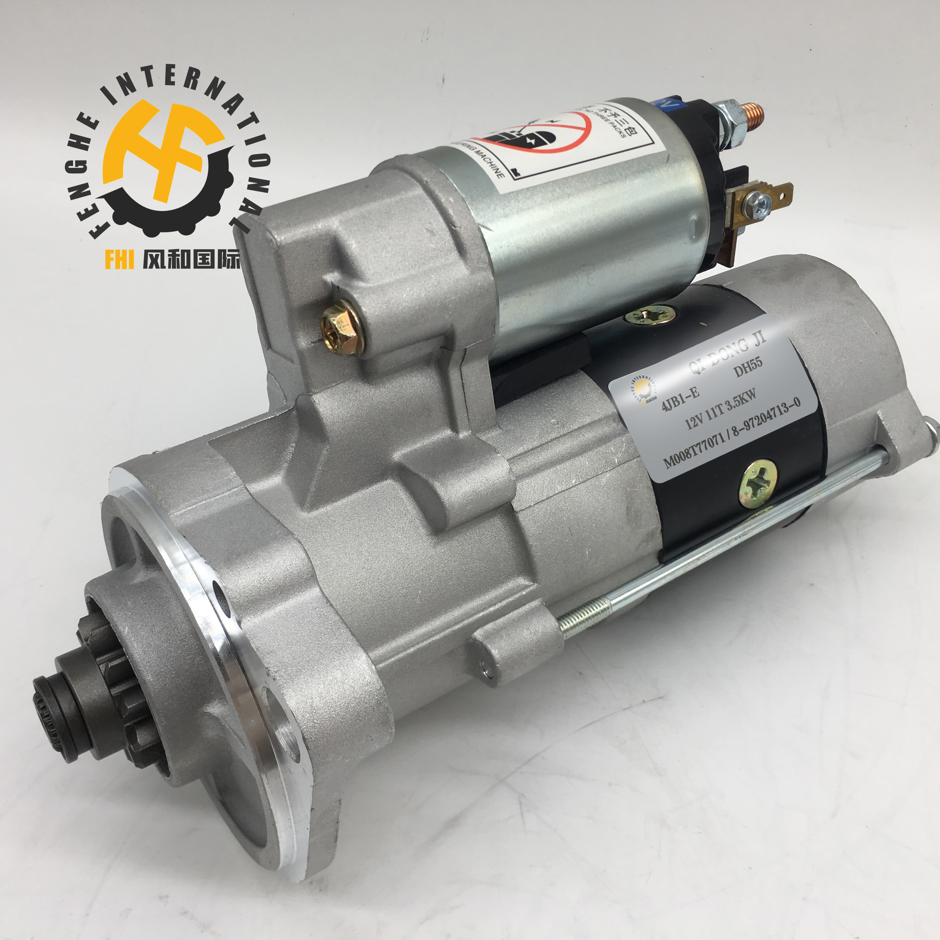 M008T77071 Generator Starter Motor For ISUZU DH55 3.5KW Power 8-97204713-0