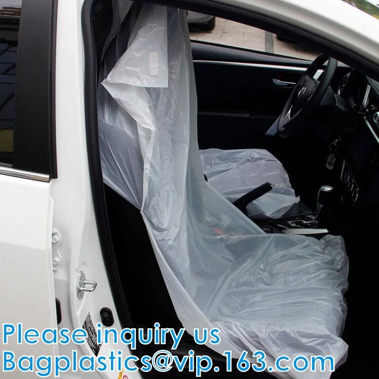Disposable 5 in 1 car clean kit Seat Covers Dust-Proof Car Cover Spare Tyre Cover Fender Cover Motorcycle Cover Auto