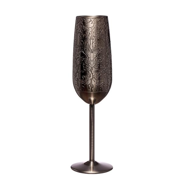 Food Grade Stainless Steel Wine Glass 200ml Unbreakable Champagne Flutes For
