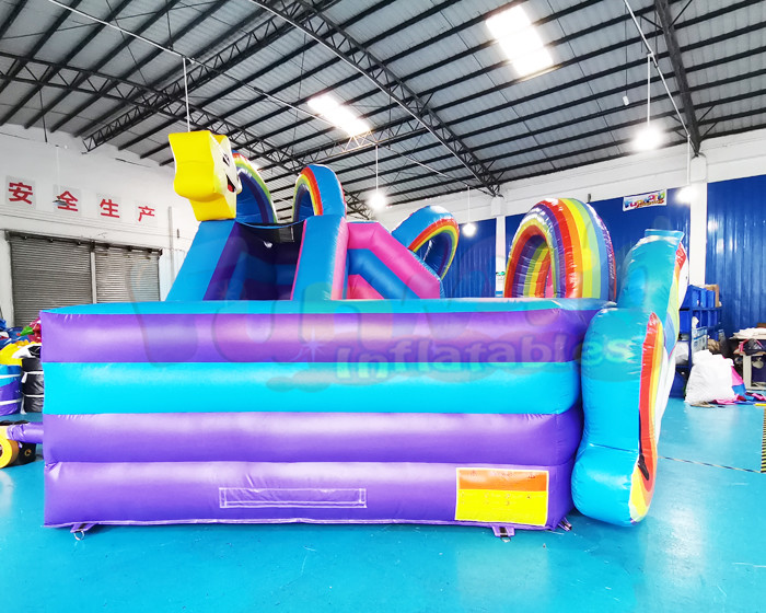 Backyard 1000D Unicorn Jumping Castle Inflatable Bouncer Combo