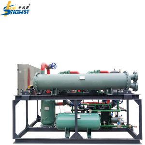 50ton PLC Freshwater Flake Ice Machine Maker For Seafood Processing