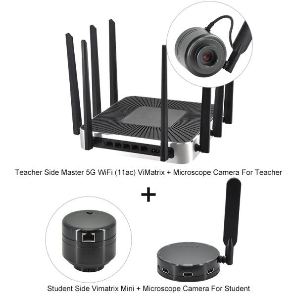 12.0M 1/1.7'' Microscope Accessories OPTO-EDU A59.4940-12M 5G WIFI Digital