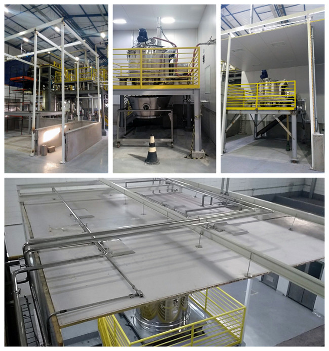 Industrial Scraper Bottom Discharge Vertical Basket Centrifuge Machine