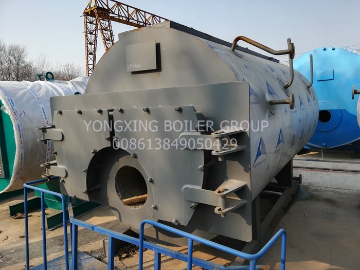 Quick Heating Natural Gas Hot Water Boiler , Gas Hot Water Furnace 5.6MW
