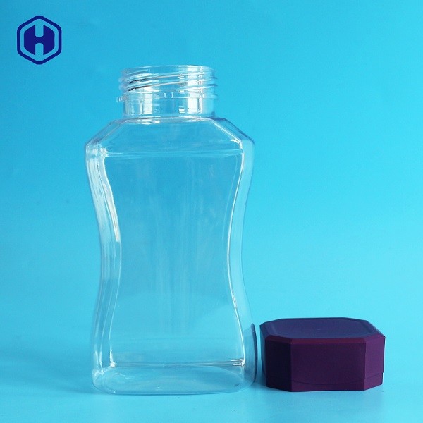 BPA Free Food Grade Plastic Jars 800ML Nontoxic Odorless Fully Airtight