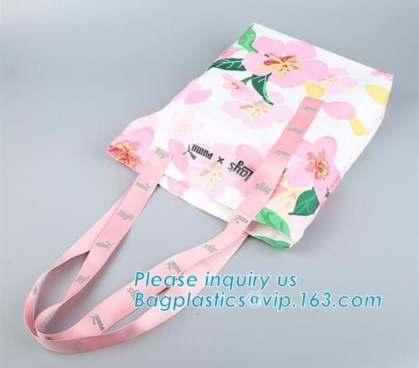 Cotton Canvas Bag With Inner Pocket, Eco Friendly Organic Cotton Canvas Tote Bag
