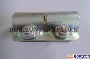 Q235 Steel Plate Pressed Sleeve Coupler Joint Clamp Connecting Scaffold Pipes