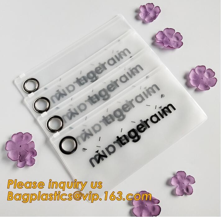 Plastic Bag OEM Custom PVC Loop Handle Image Printed Plastic Shopping Bag,Promotional Clear Waterproof Plastic Cosmetic