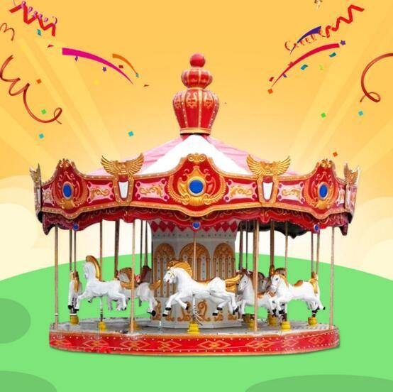 christmas carousel high-quality hot-selling carousel horse for sale kids merry