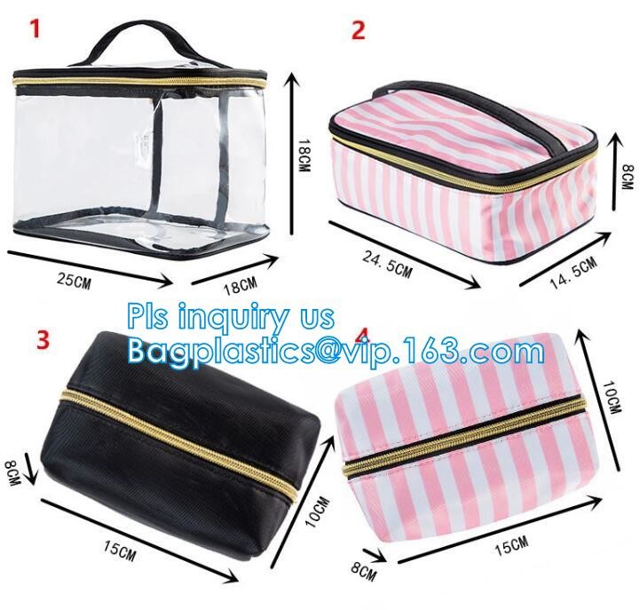 promotion Zip lockkk cosmetic PVC bag, pvc vinyl costmetic bag for packing, Cosmetic Bag with Zipper Candy Carry Bag, packs