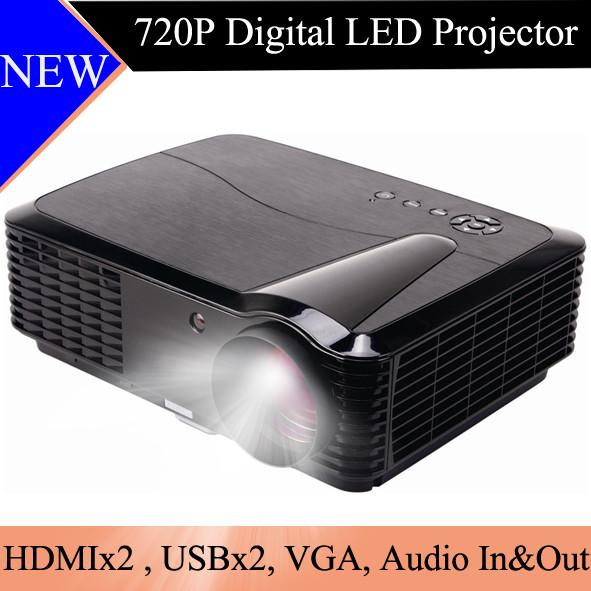 New Arrival HDMI Projector 1280x800Pixels Resolution For Cinema System Beamer